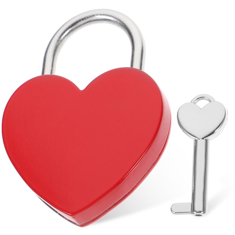 Jewelry Making Journal - Heart Shape Padlocks Romantic Couples Lock