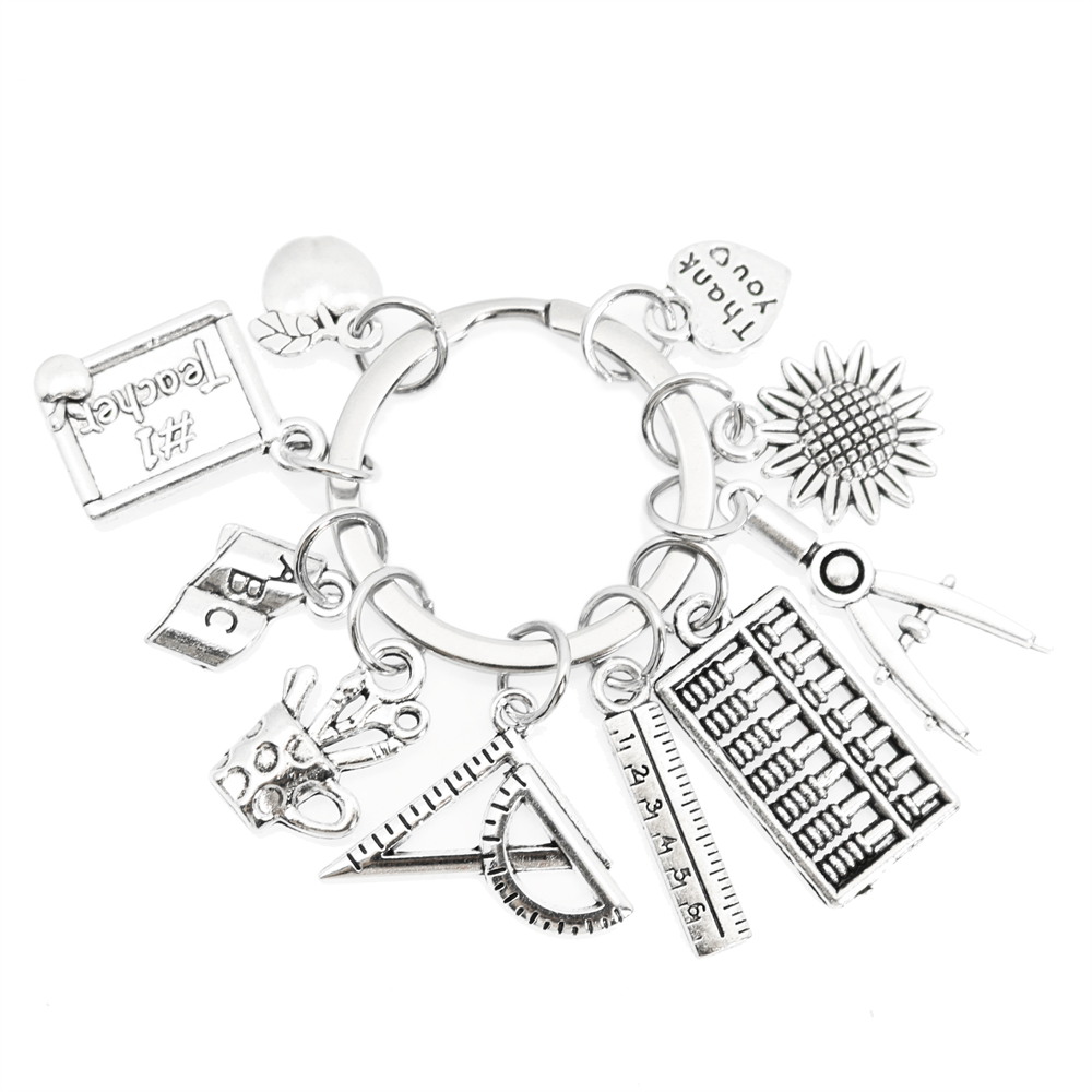 Jewelry Making Journal - Handmade Pen Book Ruler Holder Keychain,