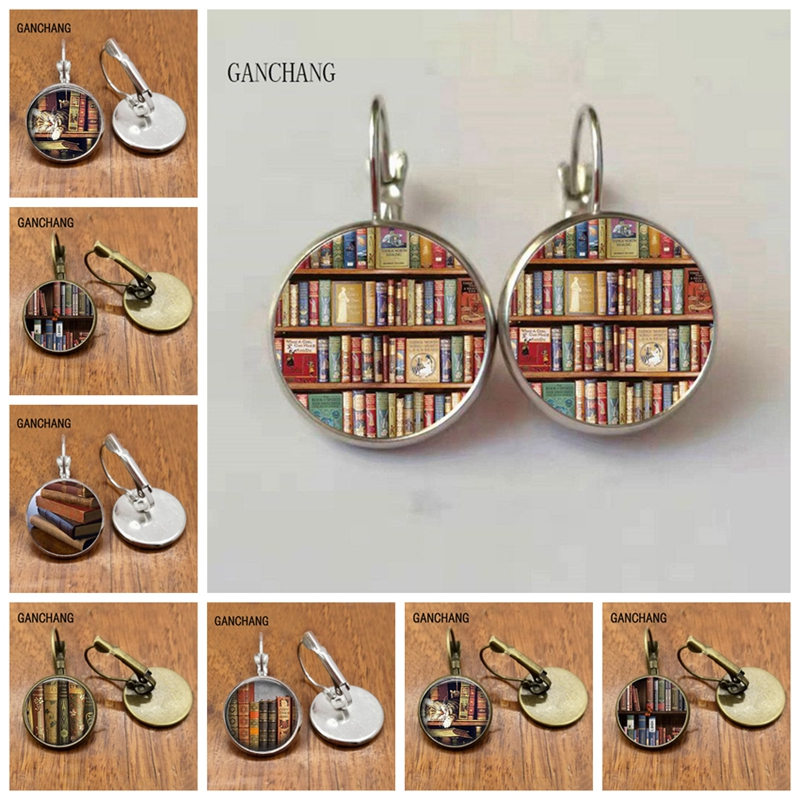 Jewelry Making Journal - New retro books photo earrings books