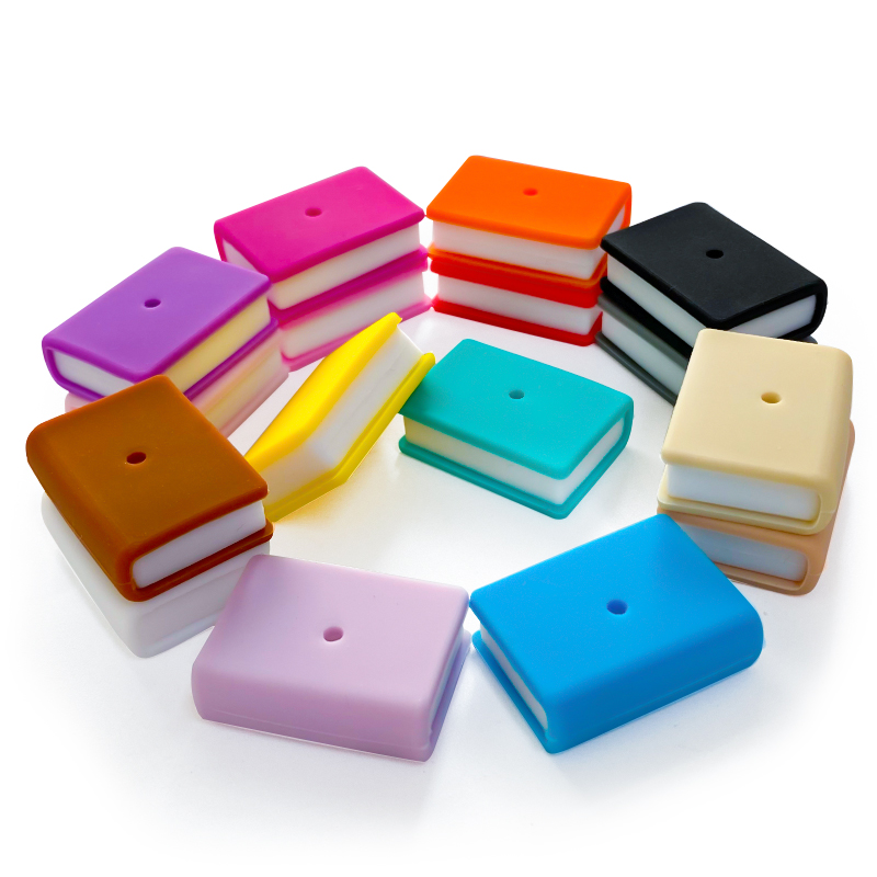 Jewelry Making Journal - 10pcs Mini New Book Silicone Beads