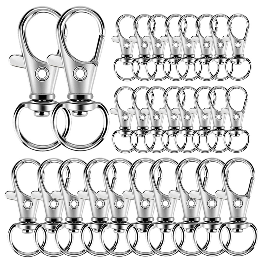 25-200Pcs Metal Swivel Snap Ho - Jewelry Making Hoops reseña y precio