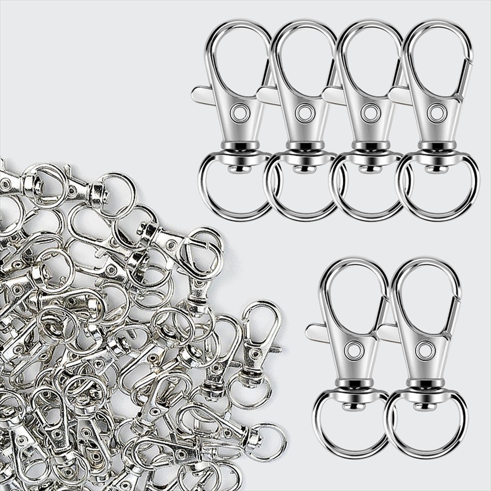 25-200Pcs Metal Swivel Snap Ho - Jewelry Making Hoops reseña y precio