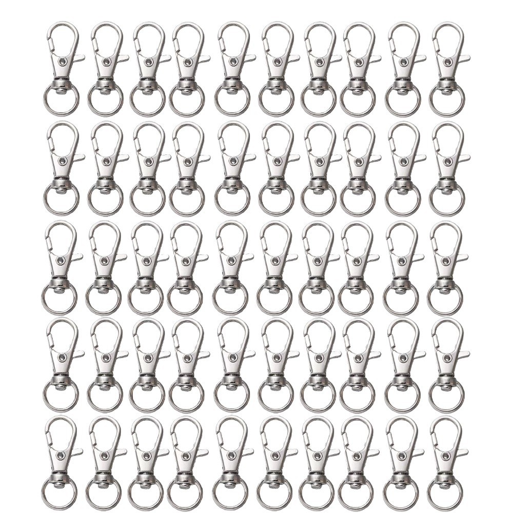 25-200Pcs Metal Swivel Snap Ho - Jewelry Making Hoops reseña y precio