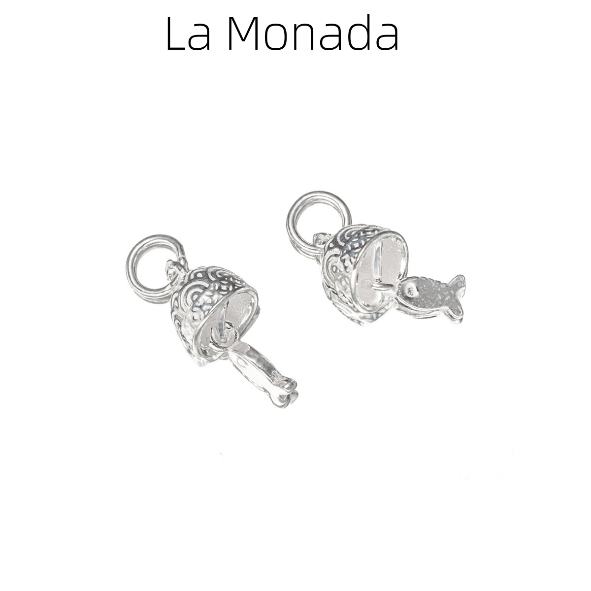 925 Sterling Silver Bell Charm - Jewelry Making In La reseña y precio