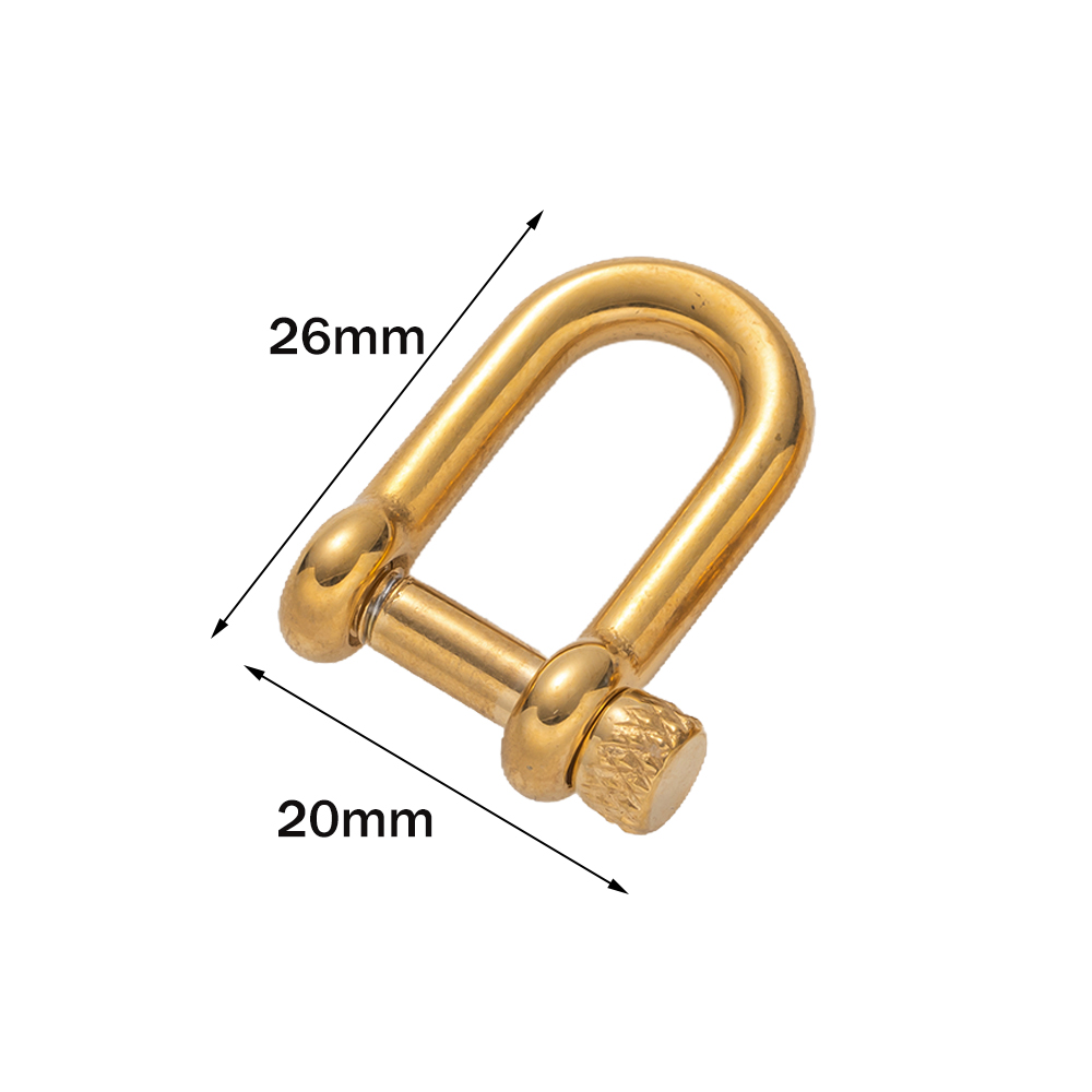 1pcs 304 Stainless Steel D-Rin - Jewelry Making Hoops reseña y precio