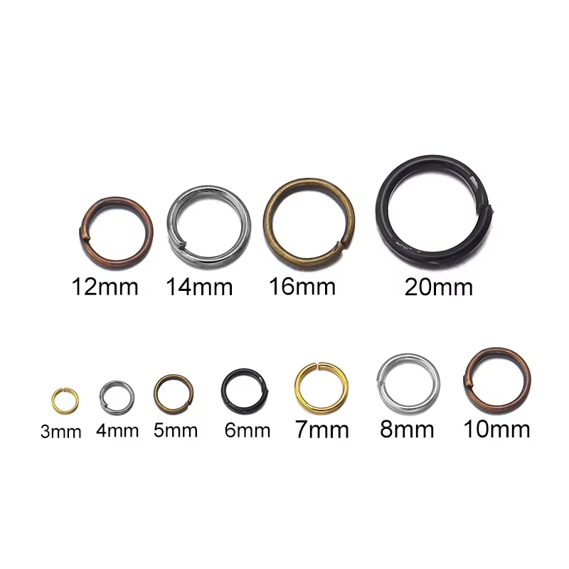 50-200Pcs 3-20mm Open Jump Rin - Jewelry Making Hoops reseña y precio