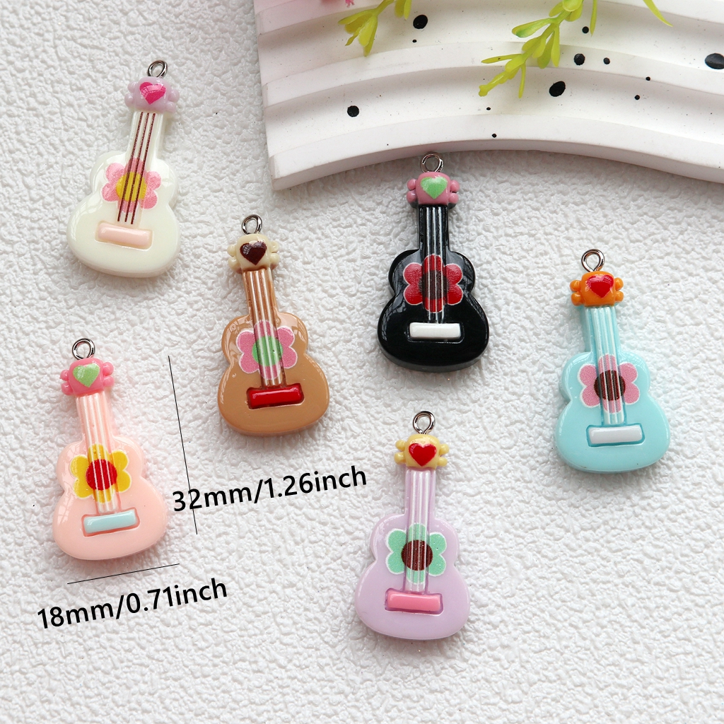 10pcs Resin Flat Back Pendants - Jewelry Making Notes reseña y precio