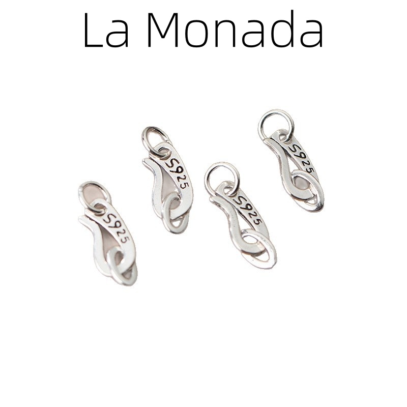 S925 Sterling Silver S Shape C - Jewelry Making In La reseña y precio