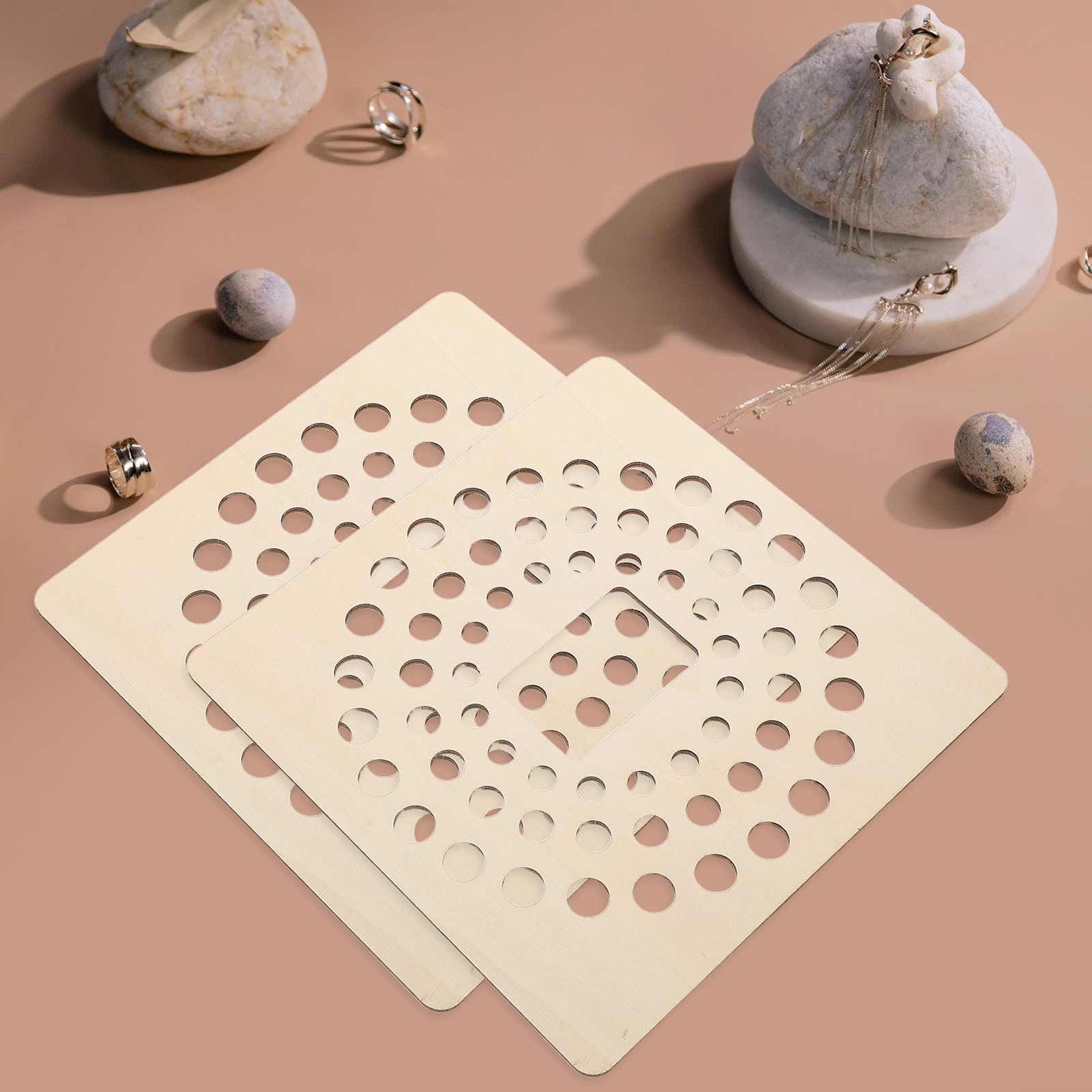 4Pcs Wooden Bead Tray Jewelry  - Jewelry Making Kit For Beginners reseña y precio