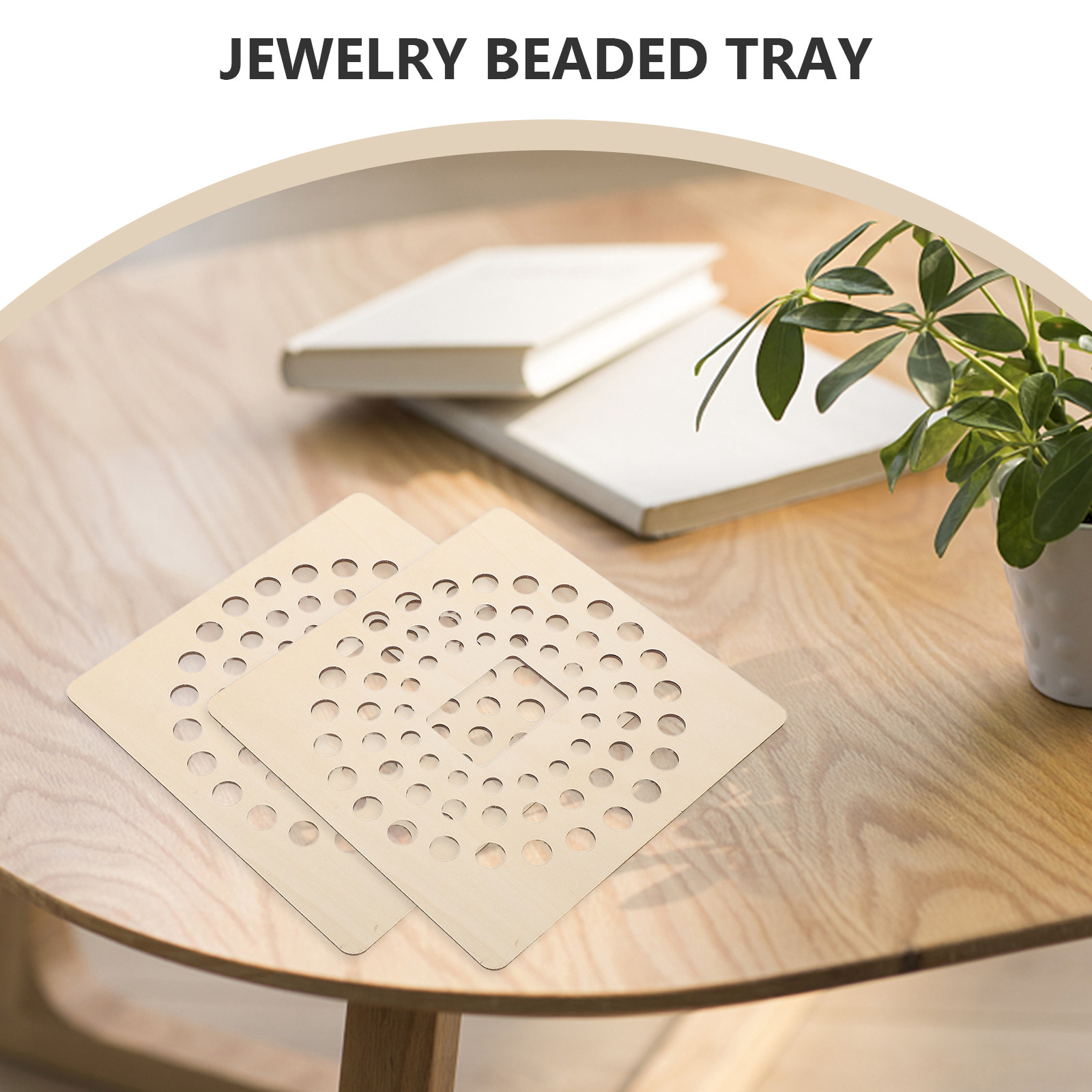 4Pcs Wooden Bead Tray Jewelry  - Jewelry Making Kit For Beginners reseña y precio