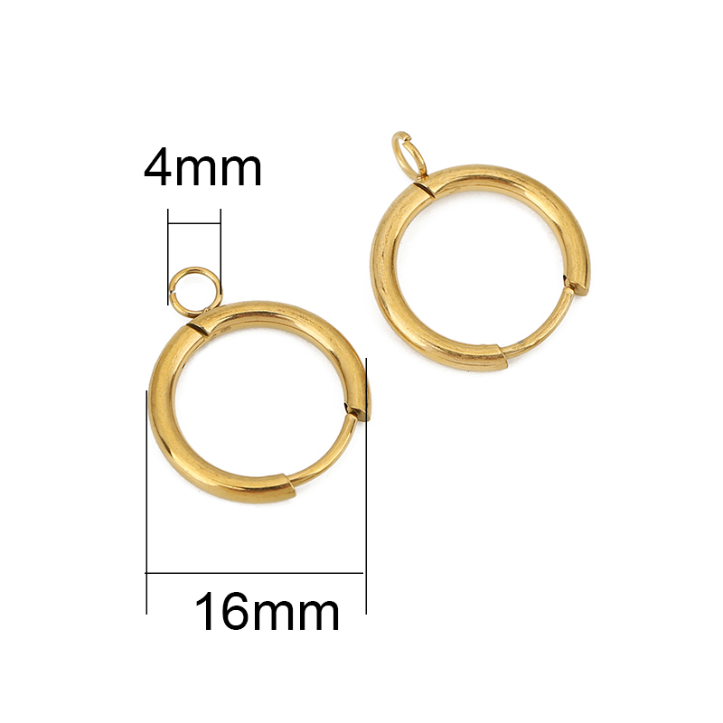 10pcs PVD Never Fade Earrings  - Jewelry Making Articles reseña y precio