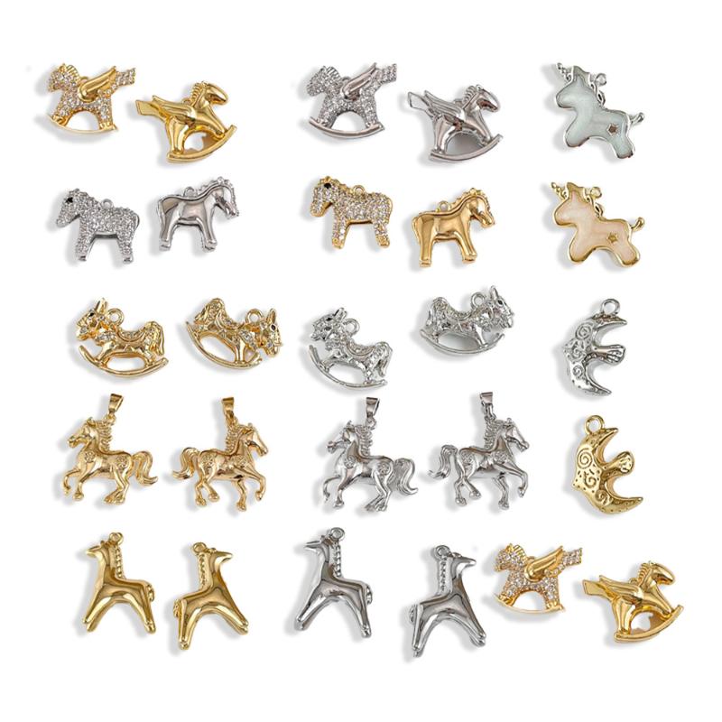 [HS][LA]1PC Pony Pendants Anim - Jewelry Making In La reseña y precio