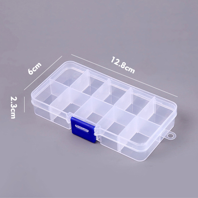 10 Grids Nails Art organizer b - Jewelry Making Workshops reseña y precio