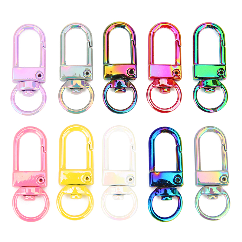 10pcs Metal Alloy Colorful Key - Jewelry Making Hoops reseña y precio