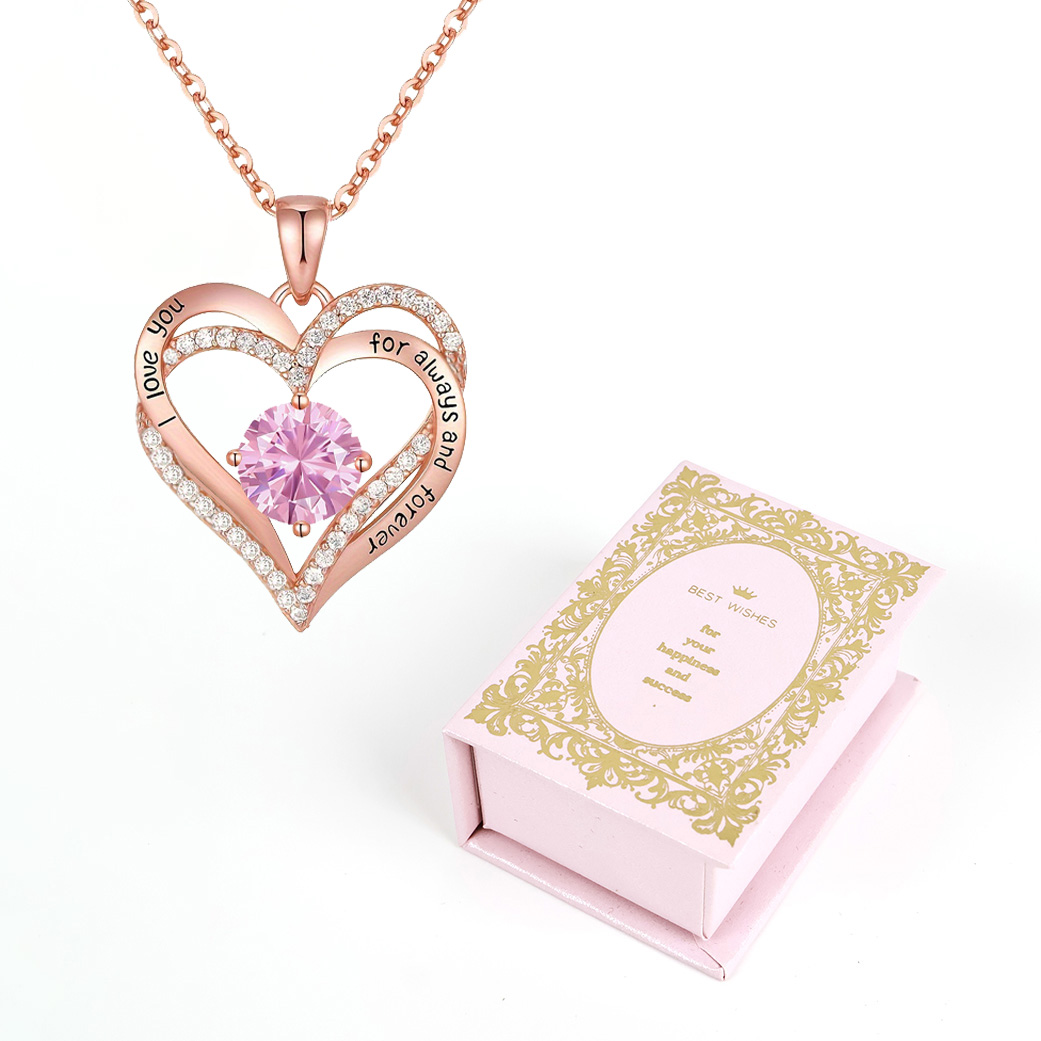 Heart Luxury Pink Pendant Neck - Jewelry Making Journal reseña y precio
