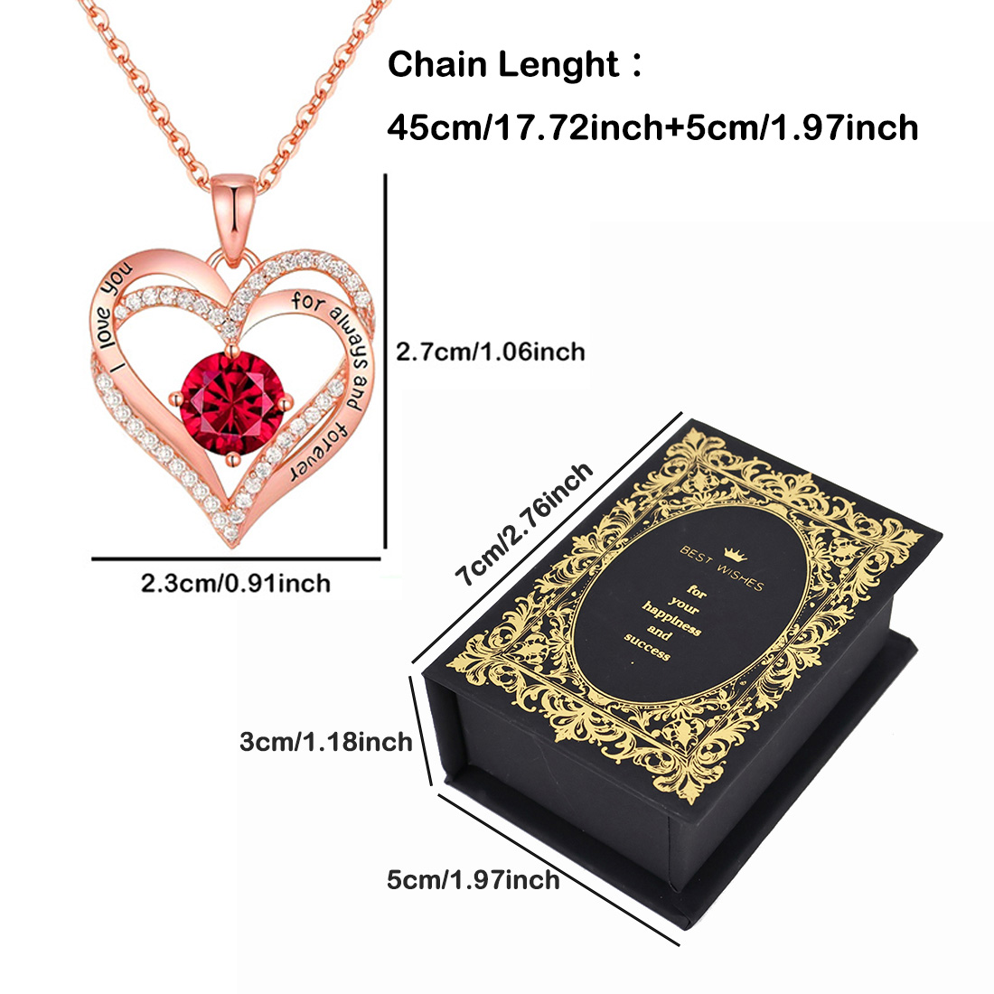 Heart Luxury Pink Pendant Neck - Jewelry Making Journal reseña y precio