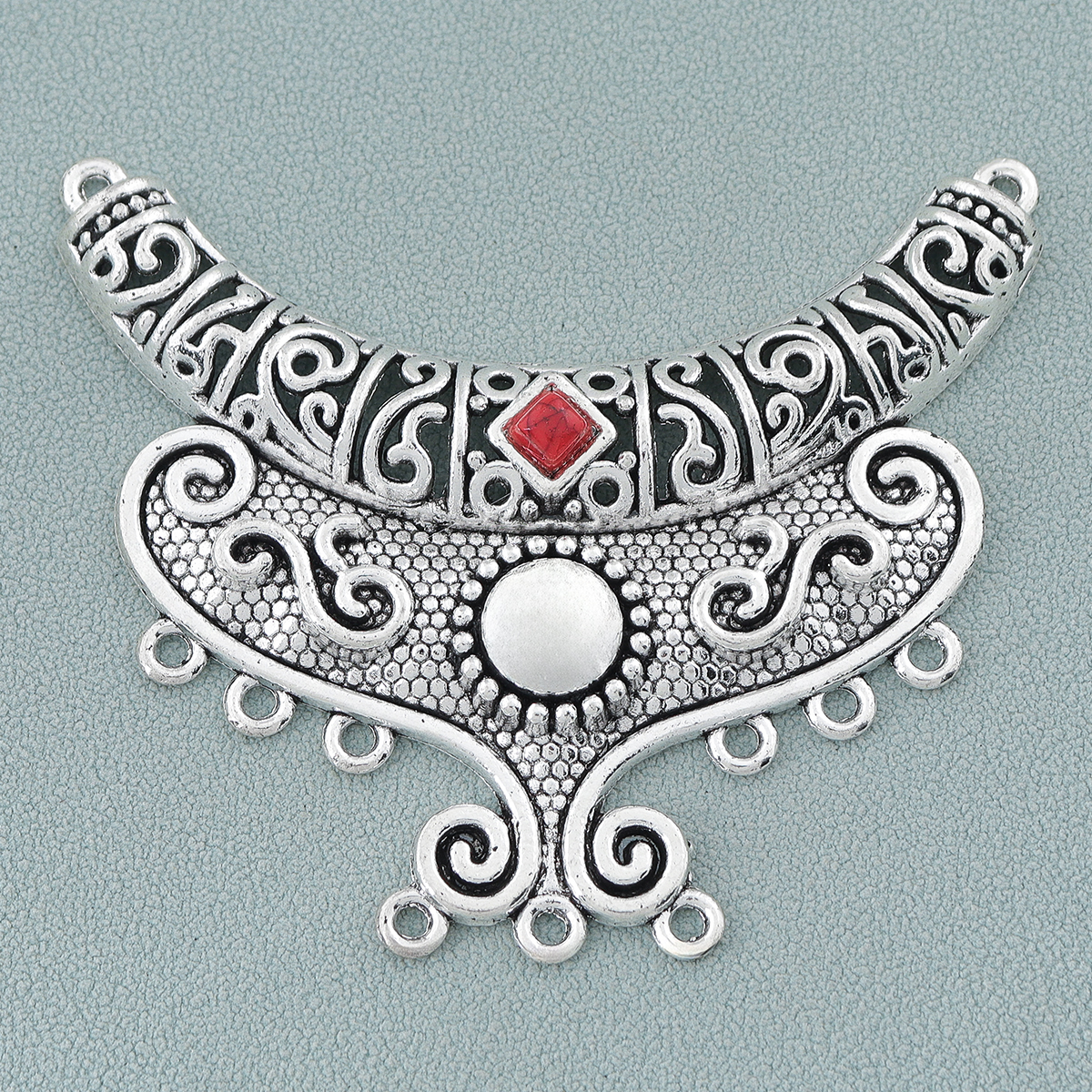 1 PC Large Ethnic Crescent Moo - Jewelry Making Stones reseña y precio