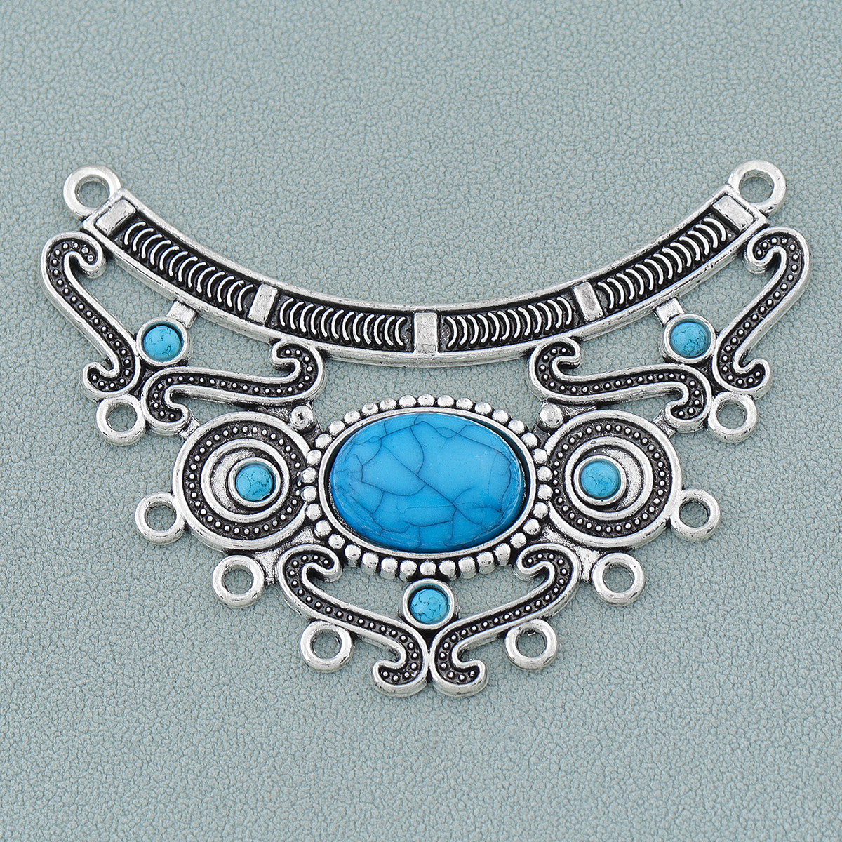 1 PC Large Ethnic Crescent Moo - Jewelry Making Stones reseña y precio