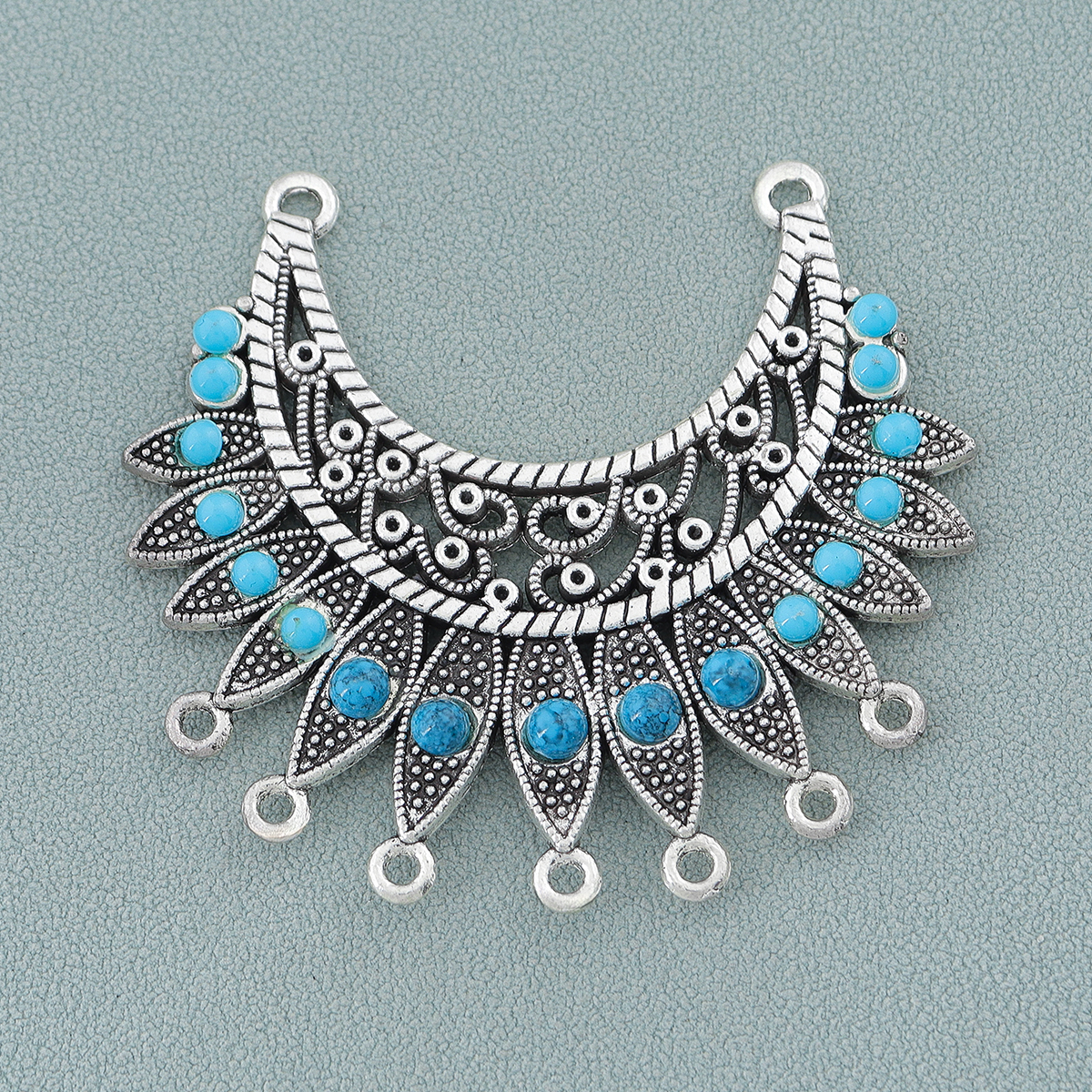 1 PC Large Ethnic Crescent Moo - Jewelry Making Stones reseña y precio