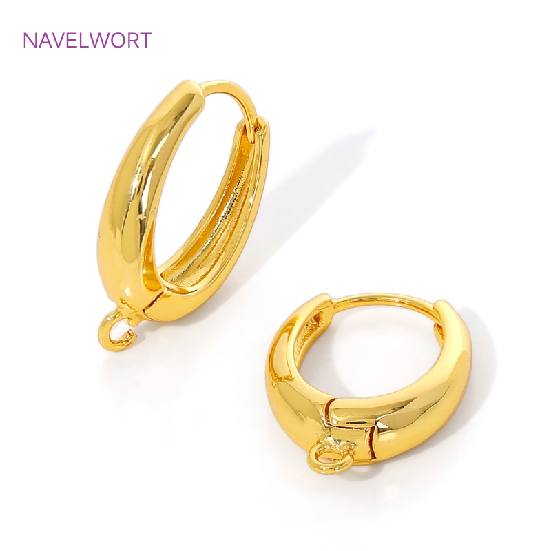 18K Gold Plated Brass Earwires - Jewelry Making Articles reseña y precio