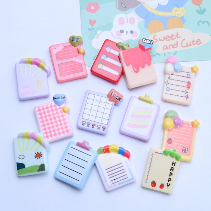 10pcs Cute Stationery Resin No - Jewelry Making Notes reseña y precio