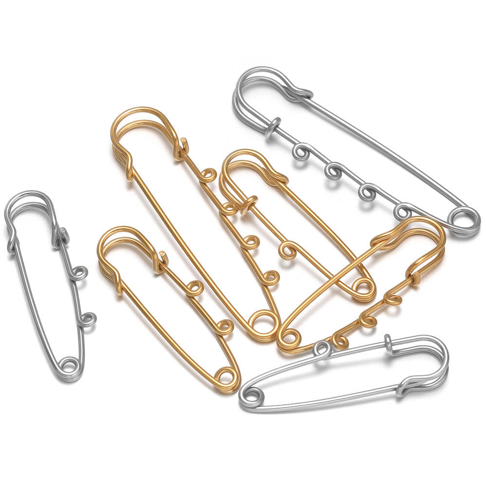 5Pcs Large Safety Pins Stainle - Jewelry Making Hoops reseña y precio