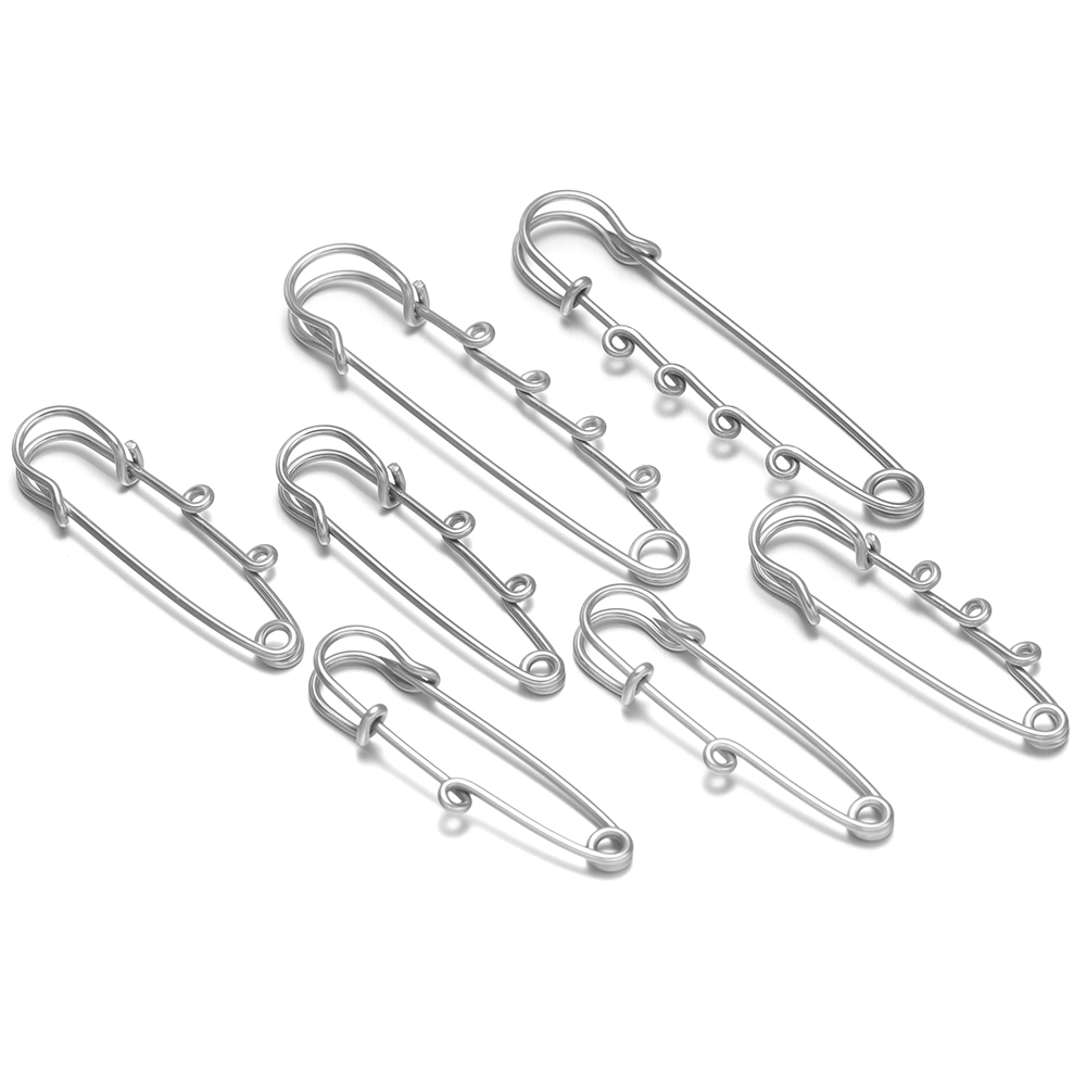 5Pcs Large Safety Pins Stainle - Jewelry Making Hoops reseña y precio