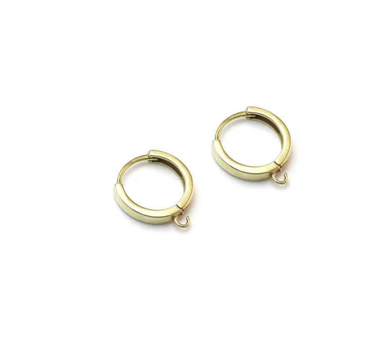 10pcs Brass Ear Hoops, Leverba - Jewelry Making Hoops reseña y precio