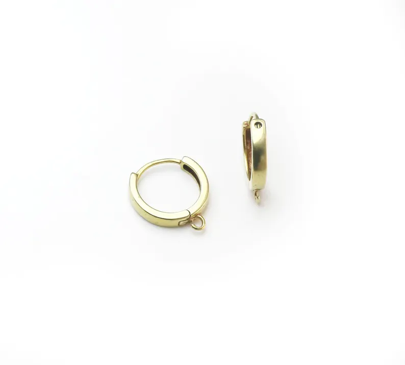 10pcs Brass Ear Hoops, Leverba - Jewelry Making Hoops reseña y precio