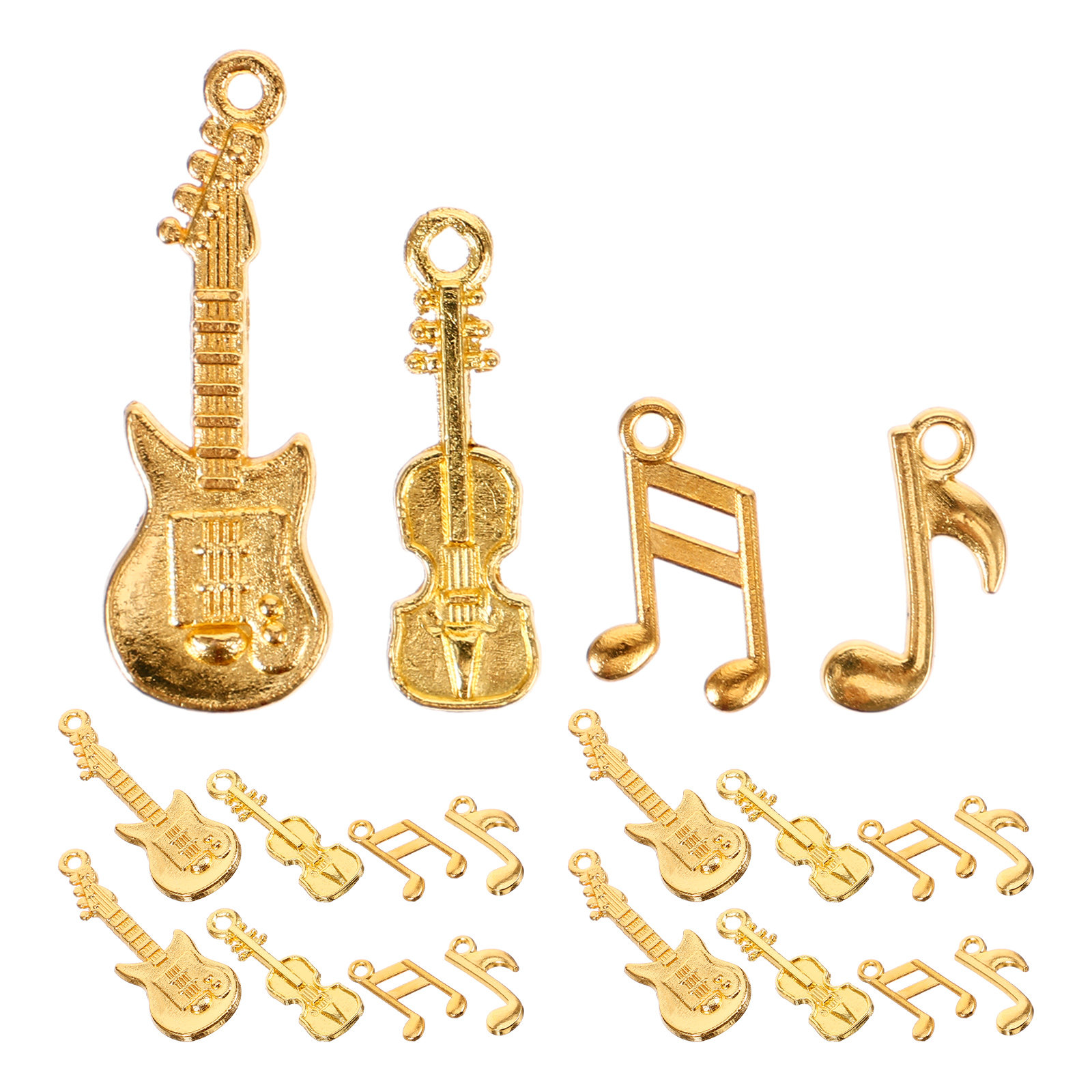 1Set Music Note Guitar Pendant - Jewelry Making Notes reseña y precio