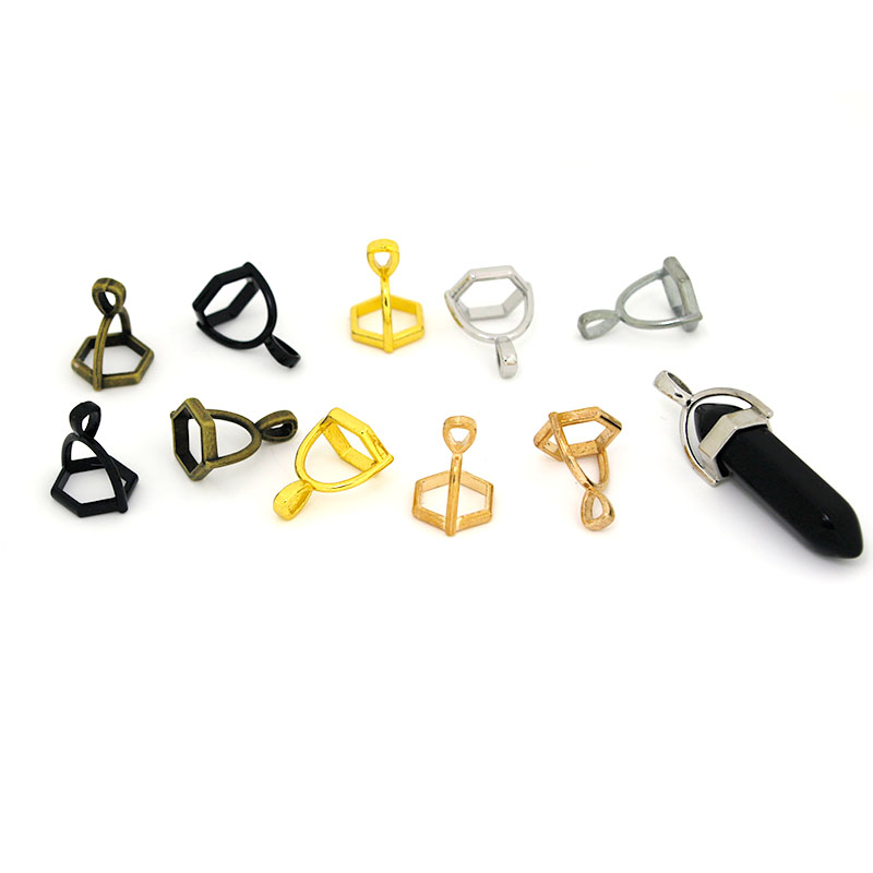 20Pcs Hexagonal Gemstone Cap N - Jewelry Making Stones reseña y precio