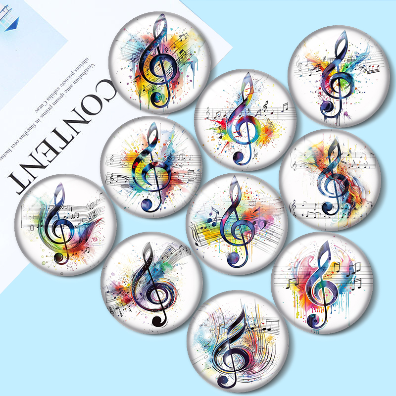 Watercolor Music Note 12/18/20 - Jewelry Making Notes reseña y precio