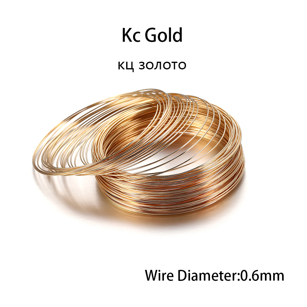 100 Loops/lot 0.6mm Silver Gol - Jewelry Making Thread reseña y precio