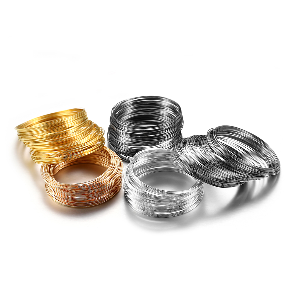 100 Loops/lot 0.6mm Silver Gol - Jewelry Making Thread reseña y precio