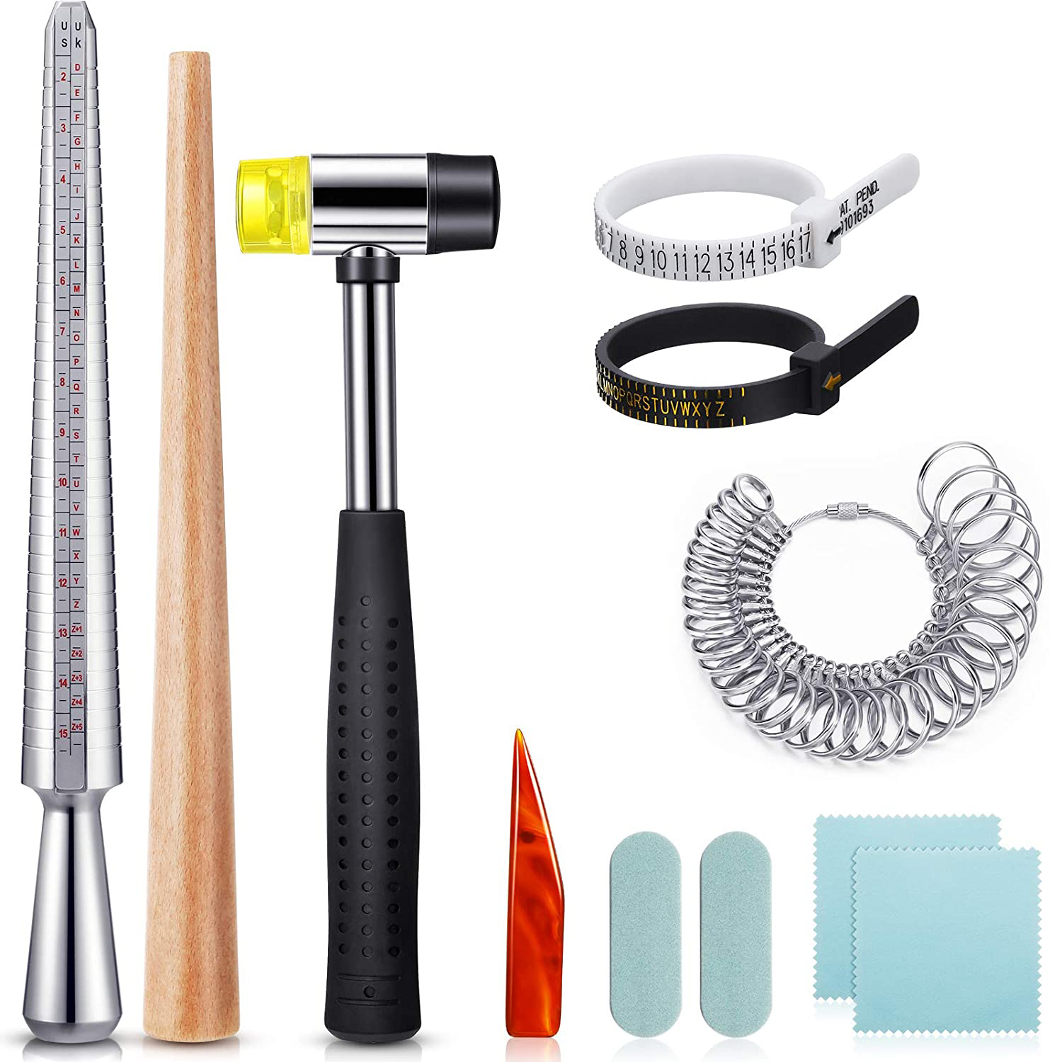 11 Pieces Of US UK Ring Mandre - Jewelry Making Machine reseña y precio