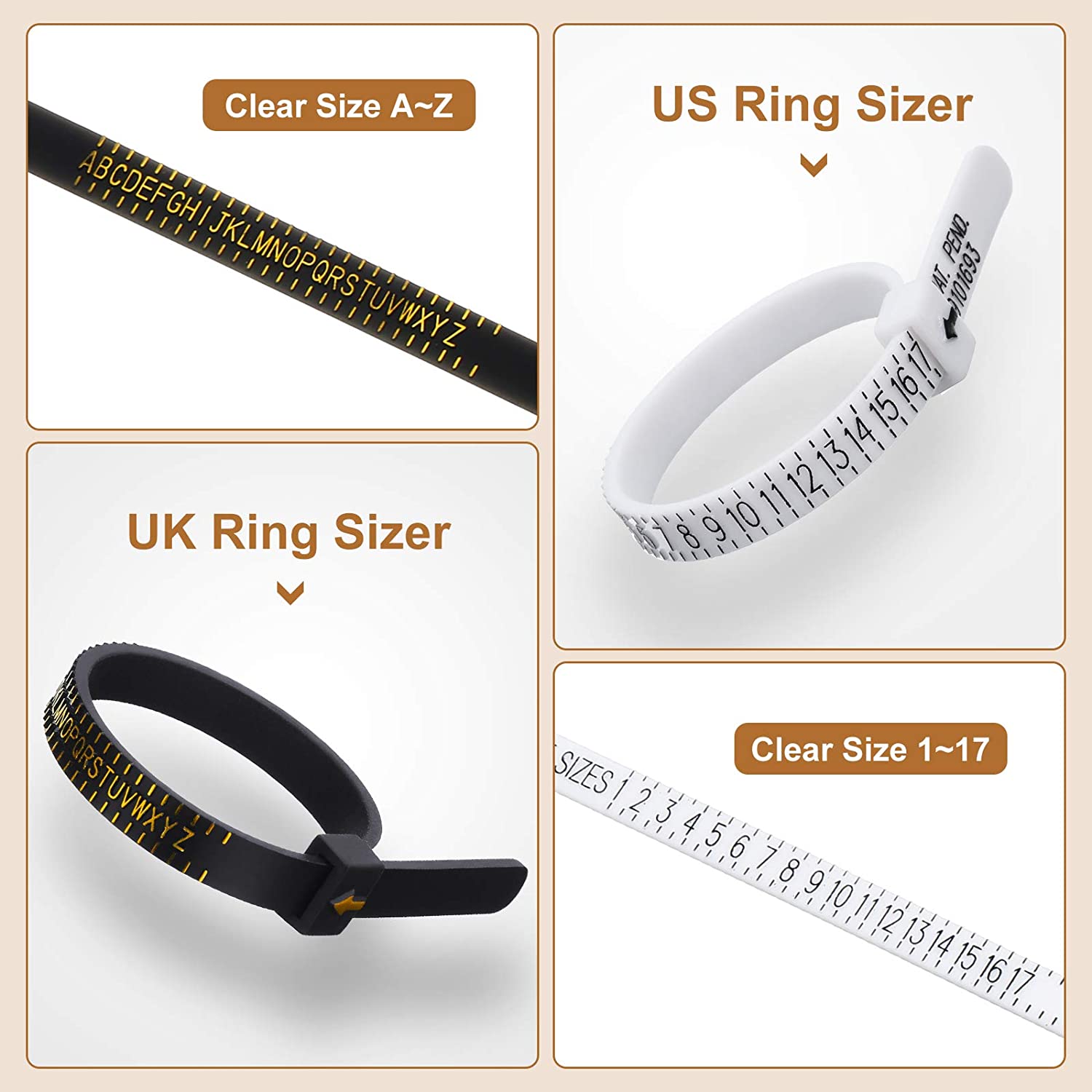 11 Pieces Of US UK Ring Mandre - Jewelry Making Machine reseña y precio