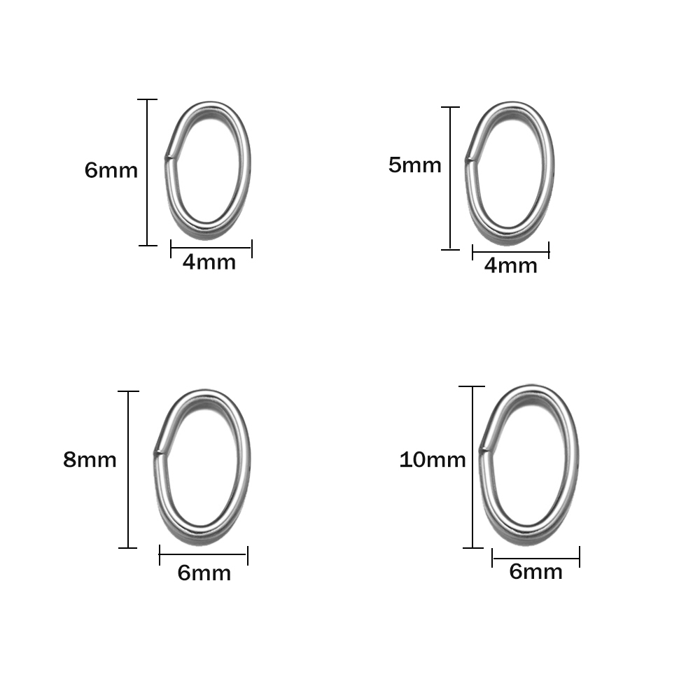 50pcs 3 Colors Stainless Steel - Jewelry Making Hoops reseña y precio