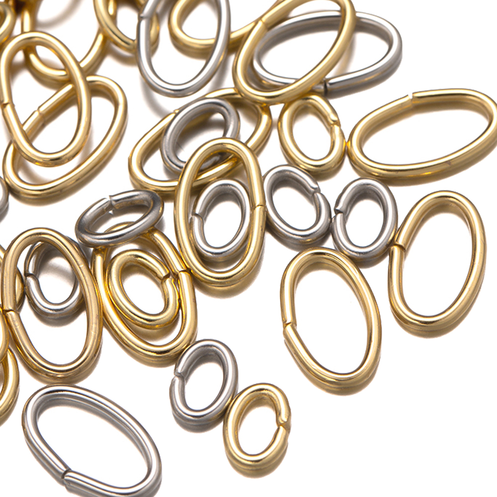 50pcs 3 Colors Stainless Steel - Jewelry Making Hoops reseña y precio