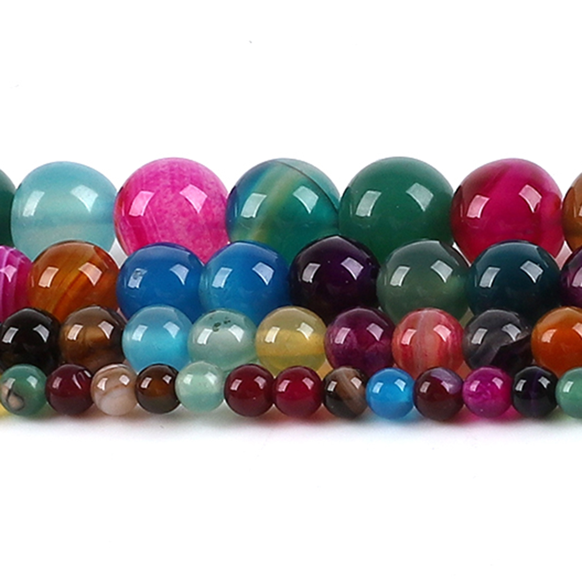 Natural Agate Stone Beads Colo - Jewelry Making Stones reseña y precio