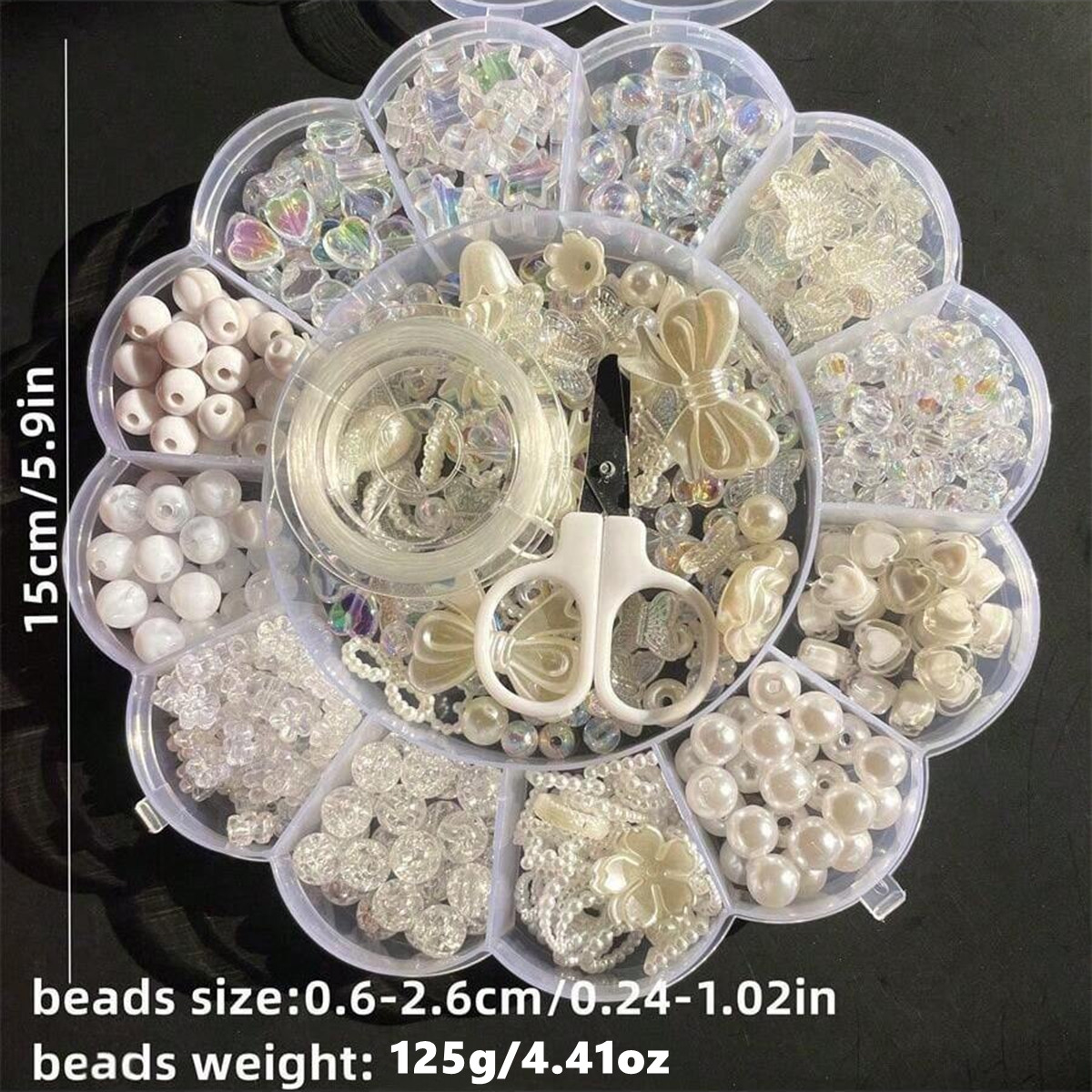 2Set/1Set 13 Grids Acrylic Flo - Jewelry Making Thread reseña y precio