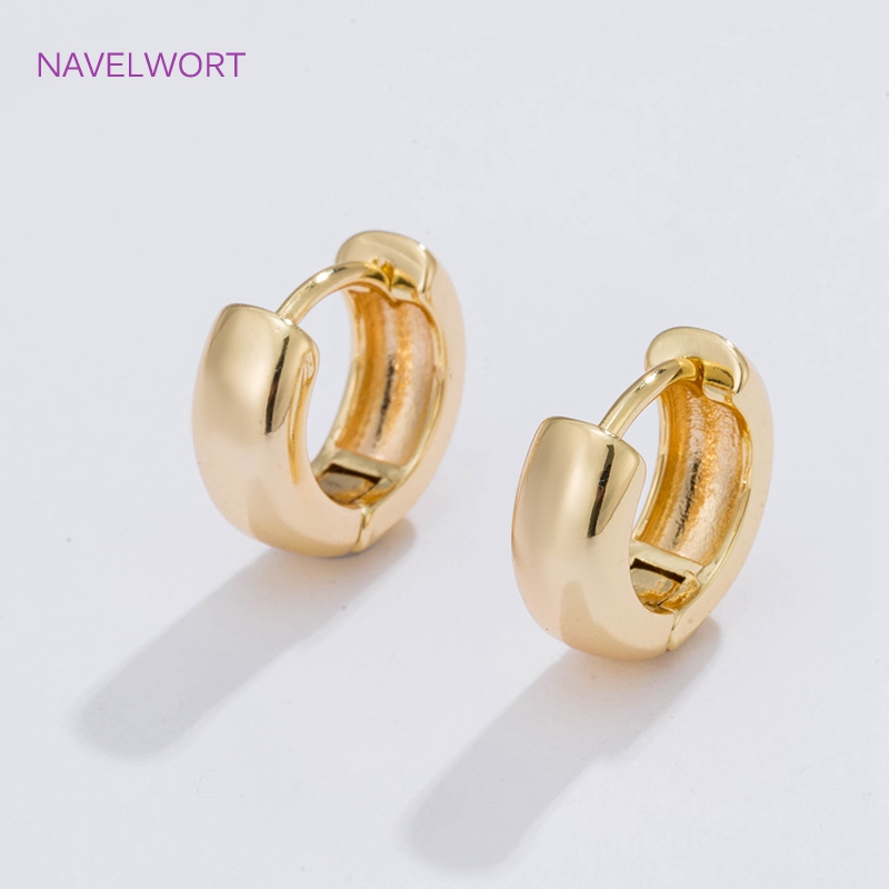 6 Sizes Gold Plated Circle Hoo - Jewelry Making Hoops reseña y precio