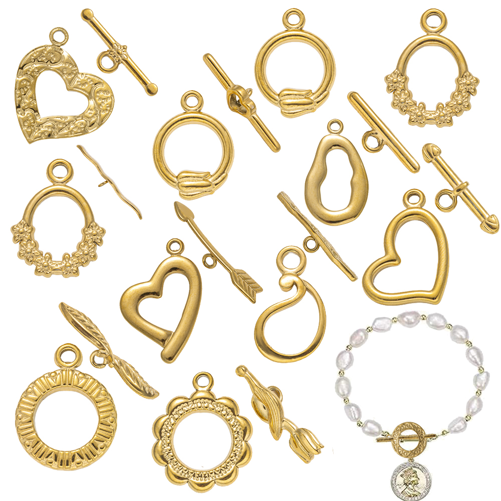 5 Sets Stainless Steel Toggle  - Jewelry Making Hoops reseña y precio