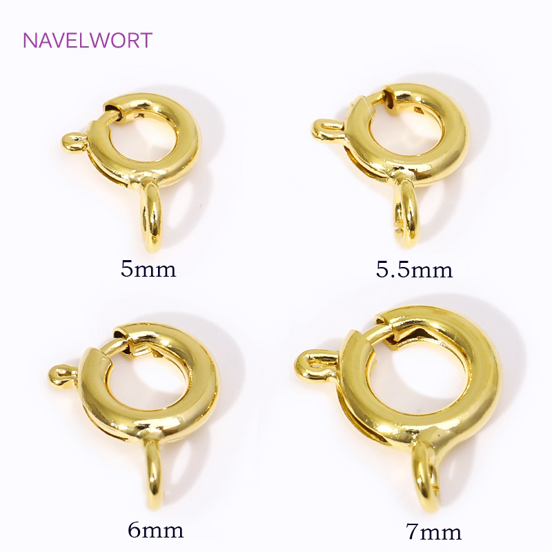 14K/18K Gold Plated Brass Spri - Jewelry Making Articles reseña y precio