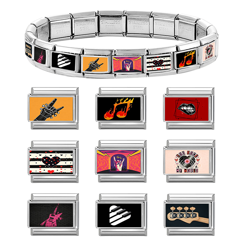 Y2K Guitar Piano Keys Note Ita - Jewelry Making Notes reseña y precio