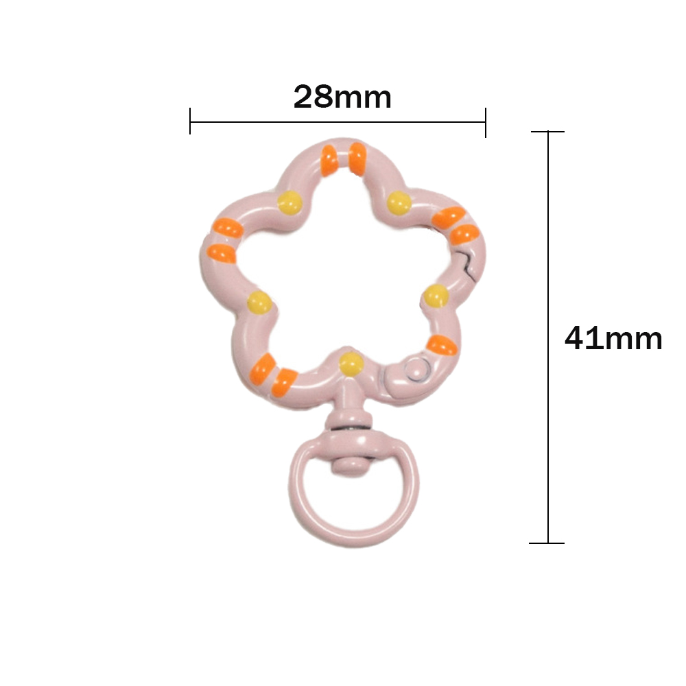 5pcs Flower Metal Lobster Claw - Jewelry Making Hoops reseña y precio