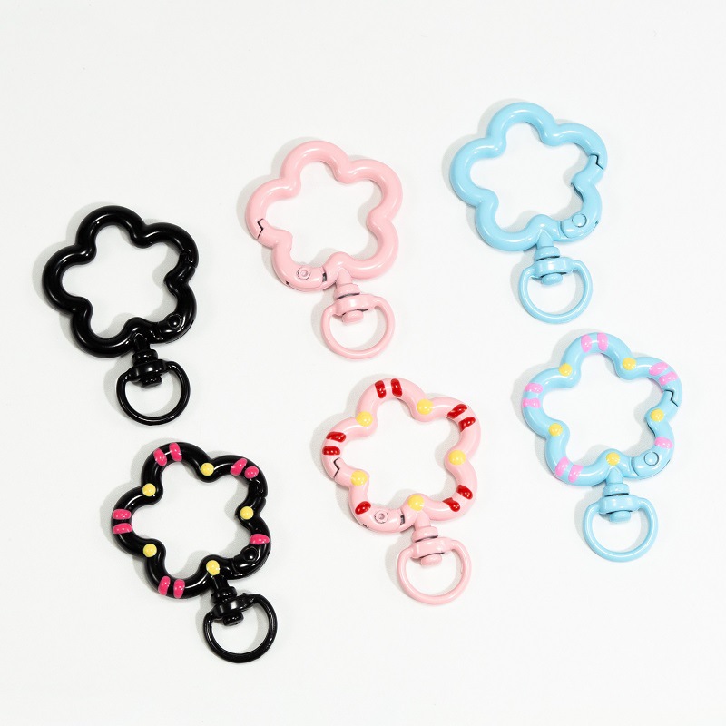 5pcs Flower Metal Lobster Claw - Jewelry Making Hoops reseña y precio