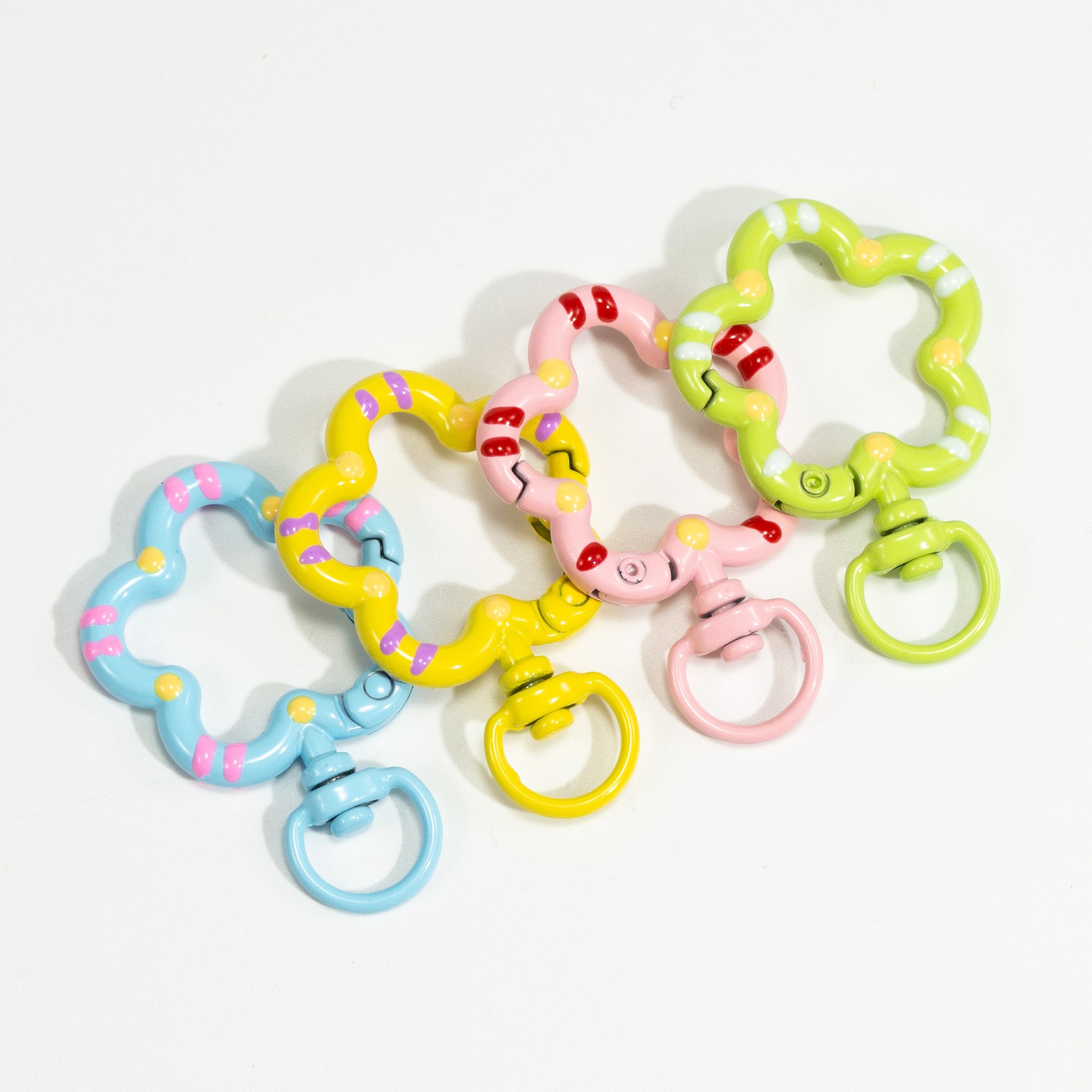 5pcs Flower Metal Lobster Claw - Jewelry Making Hoops reseña y precio
