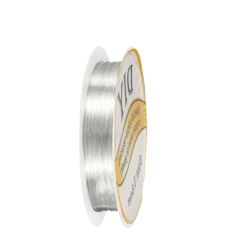1Roll Silver Copper Wire 0.3/0 - Jewelry Making Thread reseña y precio