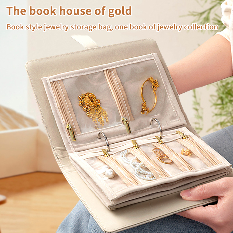 PU Leather Jewelry Storage Boo - Jewelry Making Journal reseña y precio