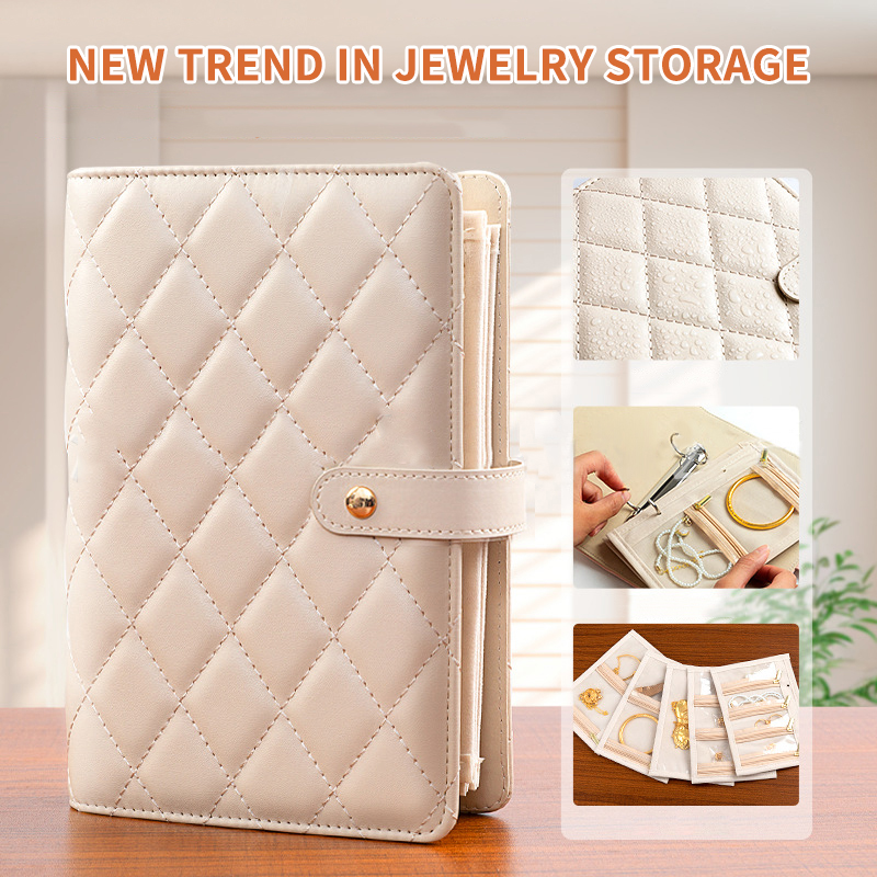 PU Leather Jewelry Storage Boo - Jewelry Making Journal reseña y precio